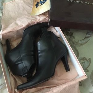 Antonio Melani Black Ankle Boots